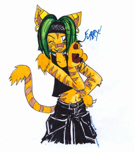 Sars as an anthro????? by Sliver