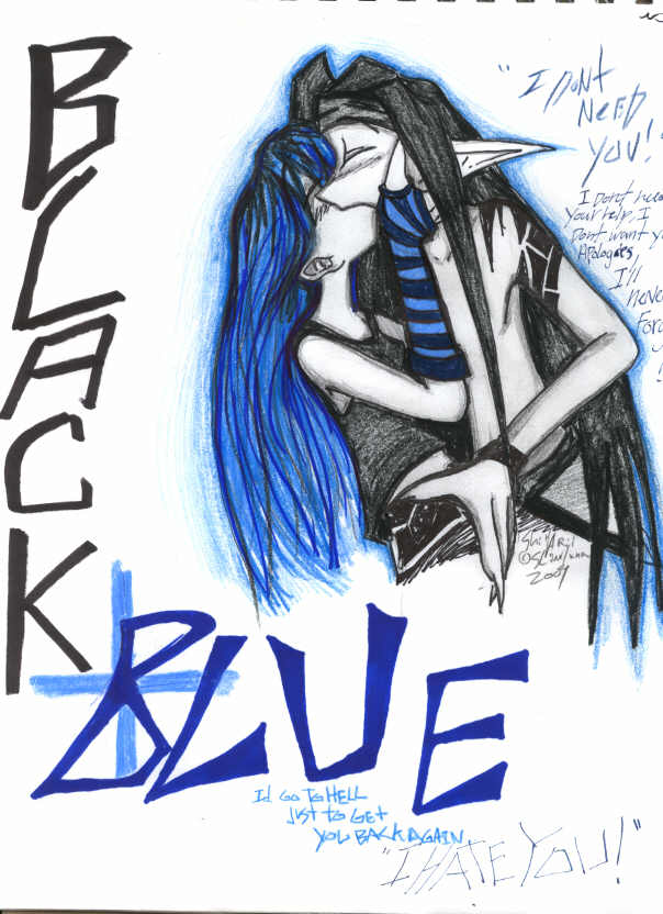 Black and Blue (Shi and Arii) by Sliver