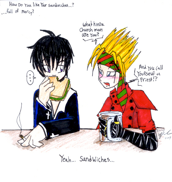 How does Wolfwood take his..sandwiches? by Sliver