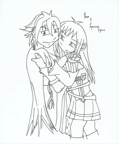 Kaze and Lynxie (request) by Slivers_Of_A_Crow