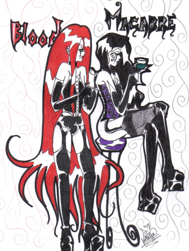 Blood and Macabre (crossdressing) by Slumber_Stains