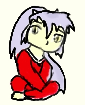 InuYasha Sitting by Sly_Cooper