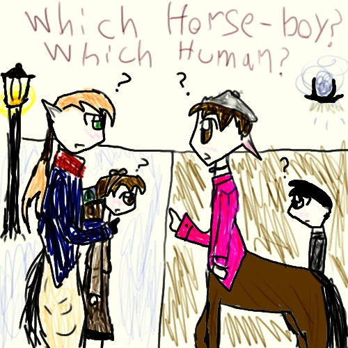 Which Horse-Boy? Which Human? by Sly_Cooper