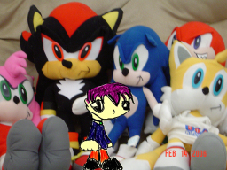Sonic and Friends! (and a lost-looking chibi) by Sly_Cooper