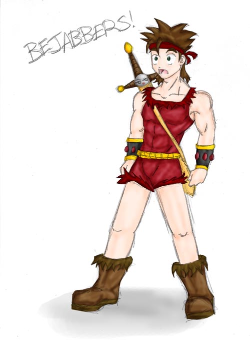 Disney's Dave the Barbarian goes Anime! o_o by Snake_Eyes
