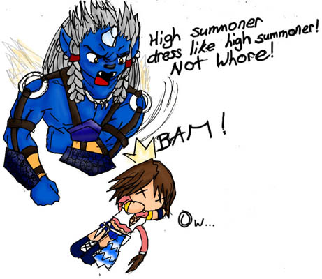 What Kimahri should have done when he saw Yuna... by Snake_Eyes