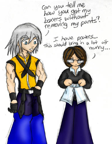 -Gasp- ...I gots Riku's boxers! by Snake_Eyes