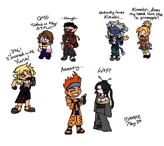 The stupidest Final Fantasy X picture...ever... by Snake_Eyes
