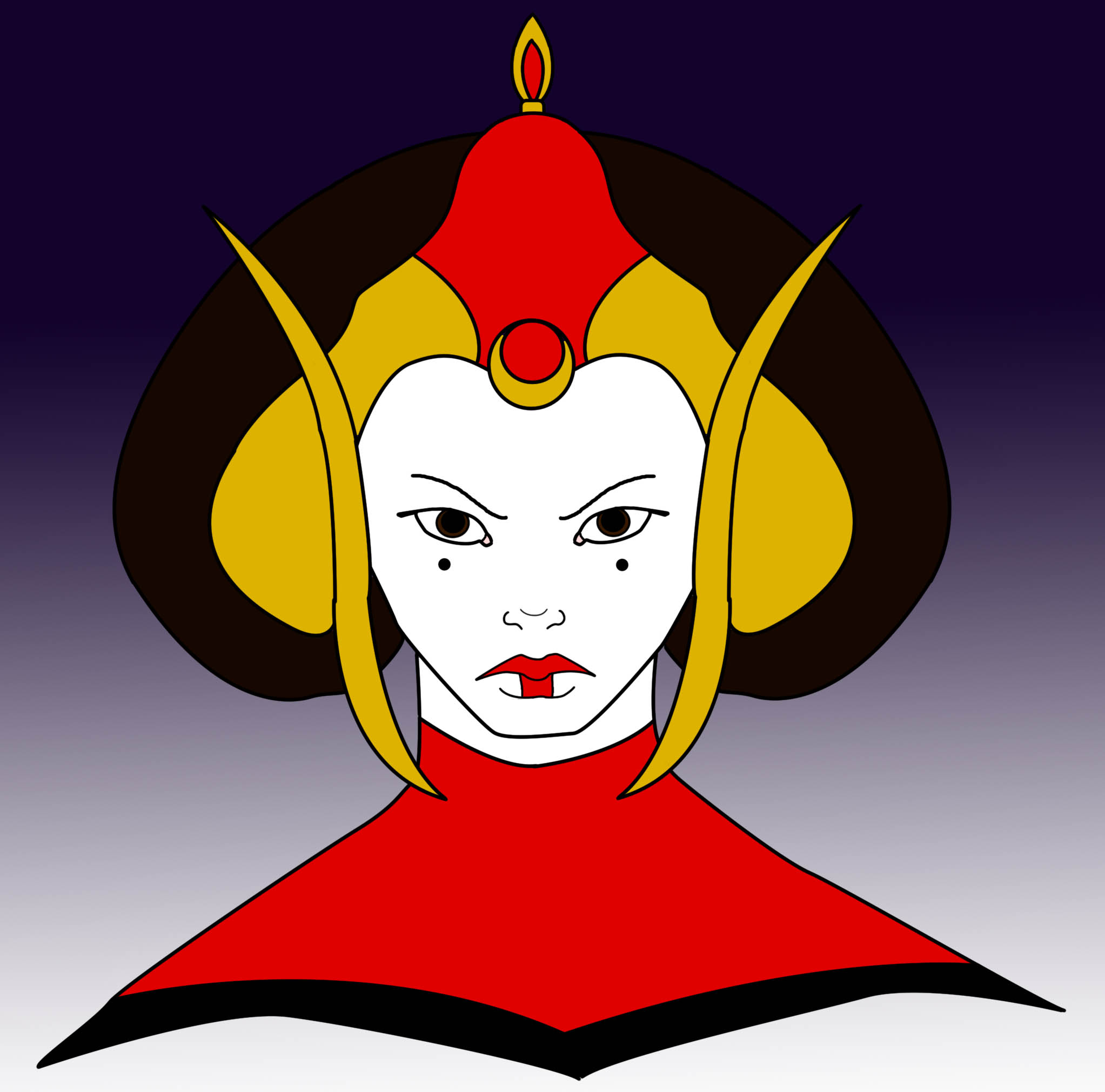 Queen Amidala/Padmé WIP1 by SnapyWapy