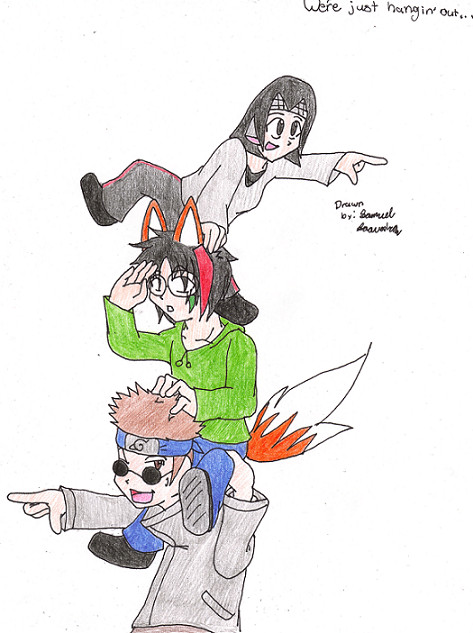 Mitsruko,Miu,and Shino stack up!! by Sneakers