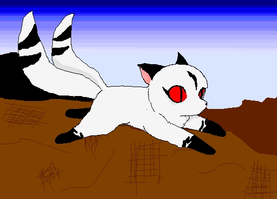 Kirara in a crappy background by Snitchy
