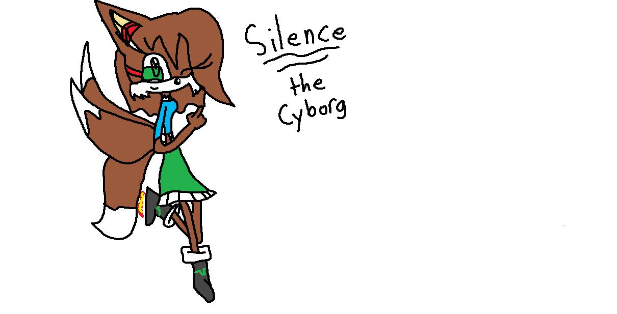 the old picture of Silence the cyborg by Snowpaw1