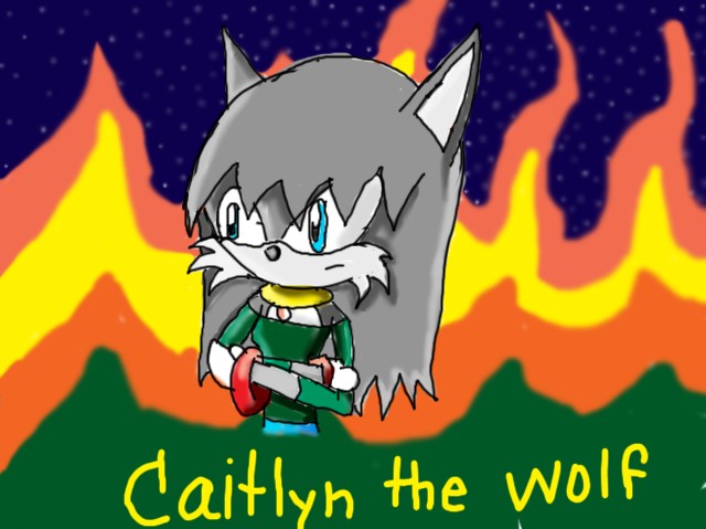 Caitlyn the wolf by Snowpaw1