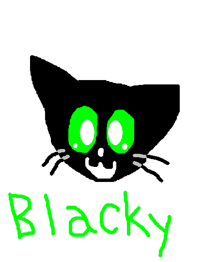 ~Kawaii Blacky Kitty~ by Snowy113