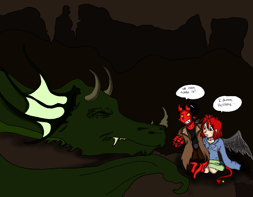 Into the Dragon's den by SoinyMariaRose
