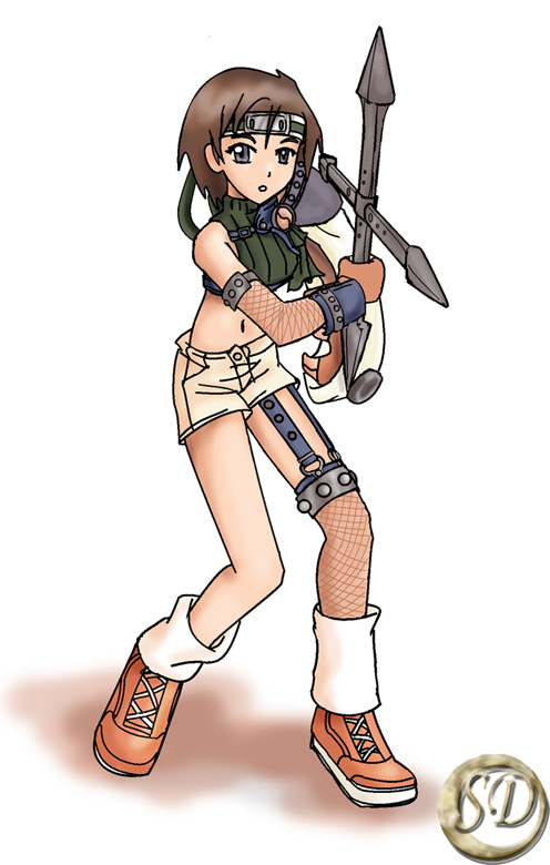 Yuffie! Ready to Fight by SolitaryDreamer