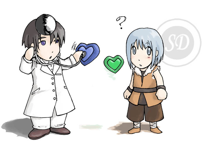 Yuki as Cliff and Hatori as Doctor... by SolitaryDreamer