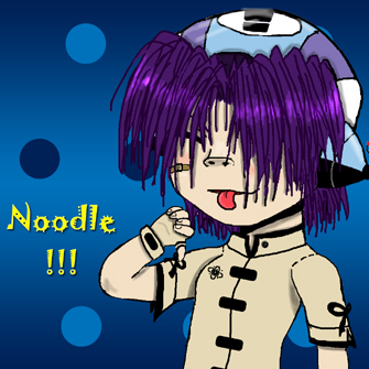 Noodle from Gorillaz by SoloAzume