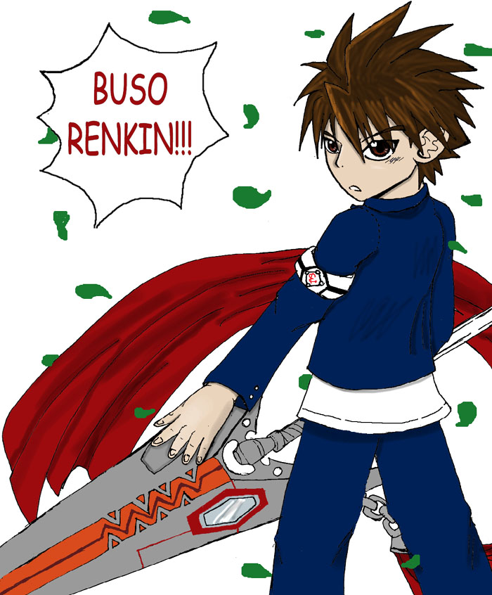 OMG Kazuki and his Buso Renkin XD! by SoloAzume