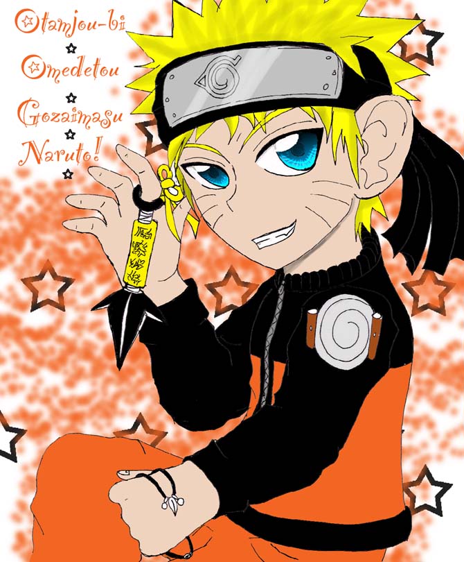 Happy Birthday Naruto-kun!!! ^_^ by SoloAzume