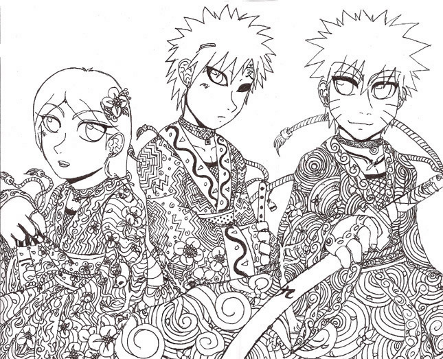 Tha Jinchuuriki :3 (Naruto,Gaara,&amp; Yugito) by SoloAzume