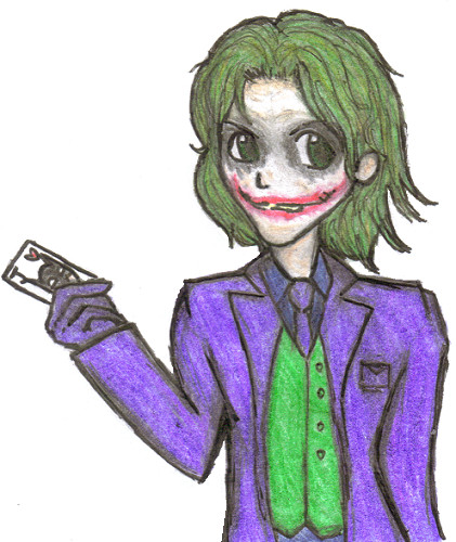First try at The Joker :3 by SomekindofFreak