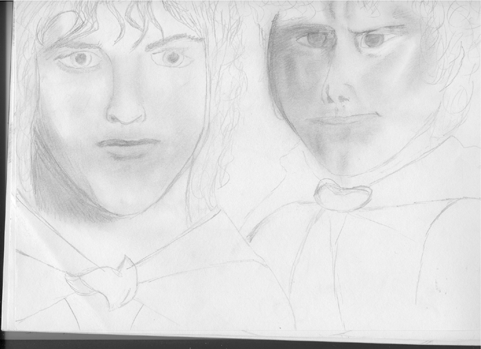 Frodo and Sam by Sonari_RavenWing