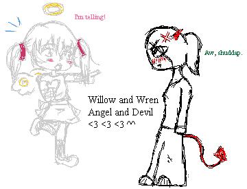 Angel and Devil Collab with Willow by Song_Bird_Wren