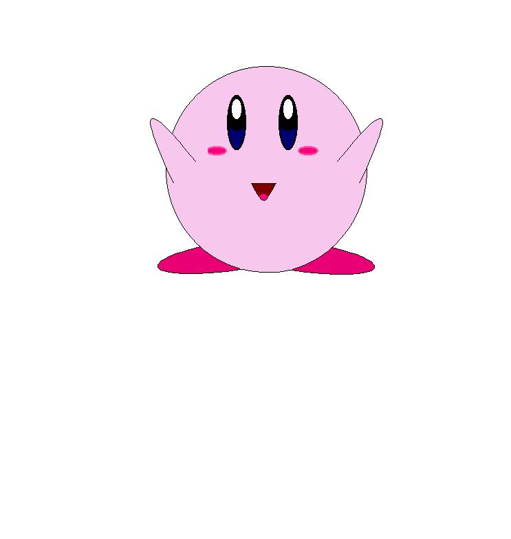 Kirby is waving to you! by Song_of_a_Phoenix
