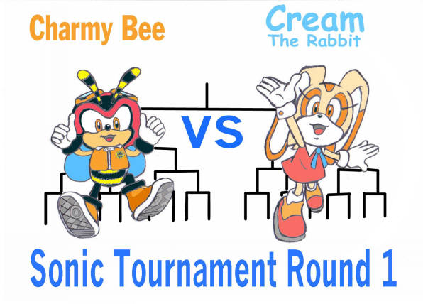 Sonic Tournament Round 1 - Charmy vs Cream by SonicShadow2