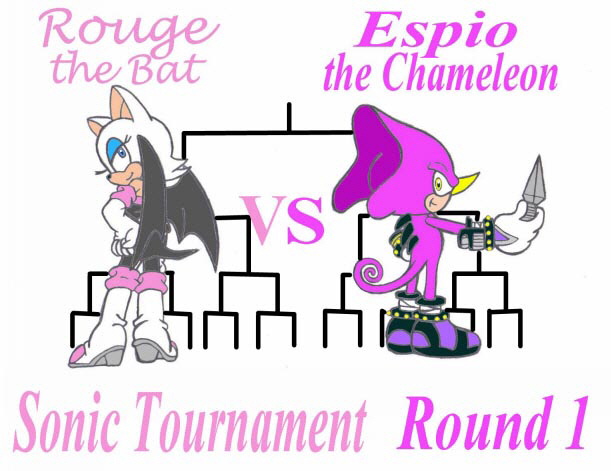 Sonic Tournament Round 1 - Rouge vs Espio by SonicShadow2