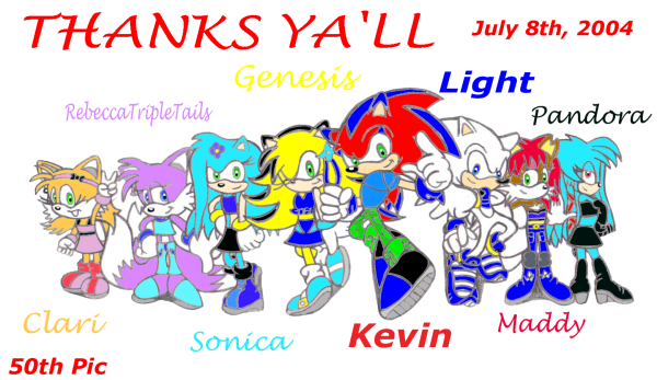 Happy 1 Year Anniversary on FAC to...ME! Gift for by SonicShadow2
