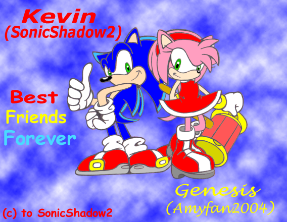 Best Friends Forever!- A remaked Pic by SonicShadow2