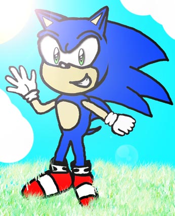 Sonic as a kid by SonicXLIGHTX