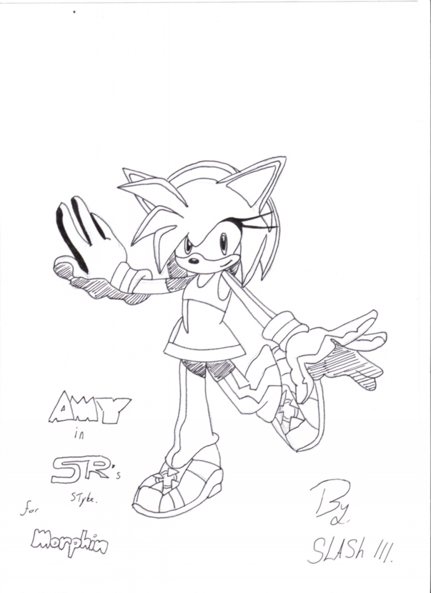 Amy Rose request for Morphin by Sonic_Riders_Freak
