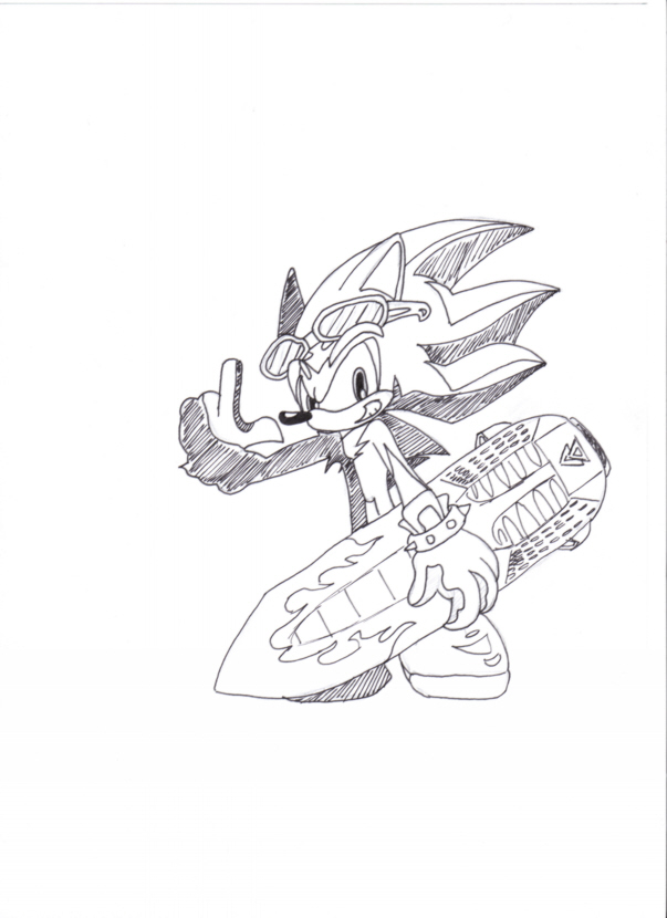 Ki The Hedgehog Request for TheRabidArtist by Sonic_Riders_Freak