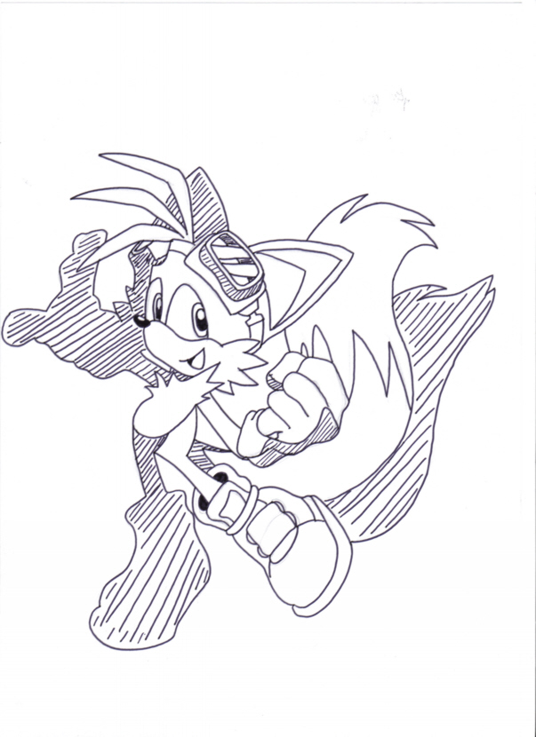 Tails in Sonic Riders Style by Sonic_Riders_Freak