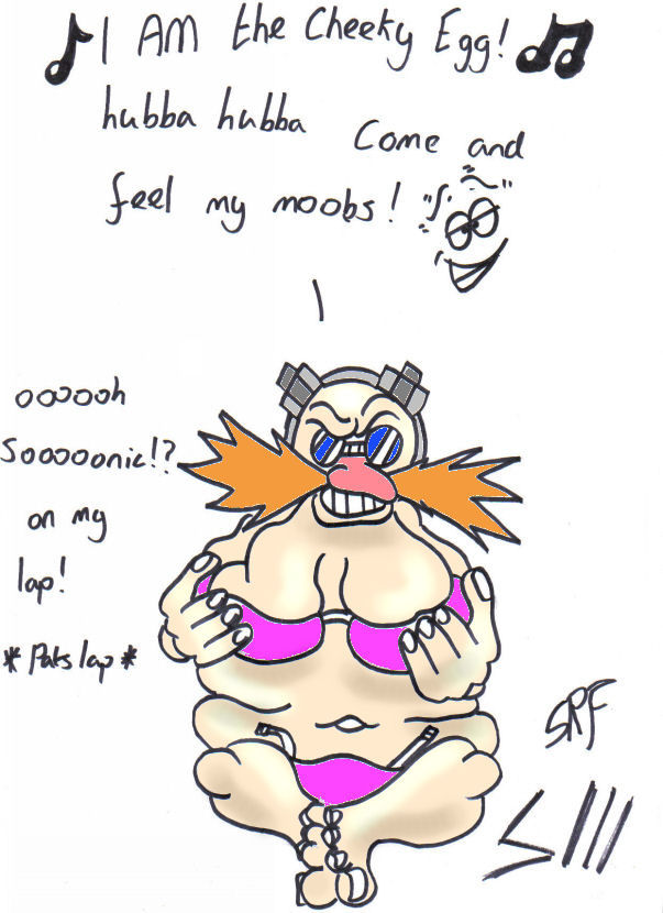 Eggman ArtTrade With Kitty ^-^ by Sonic_Riders_Freak