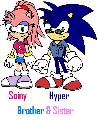 Soiny and Hyper (Request: Soiny_Rose) by Sonicluva
