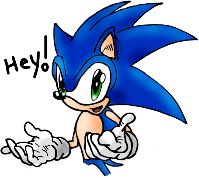 Sonic: Hey! by Sonicluva