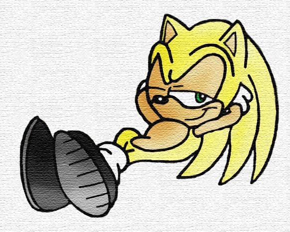 Shadow Laying Back: (Request: super_sonic) by Sonicluva