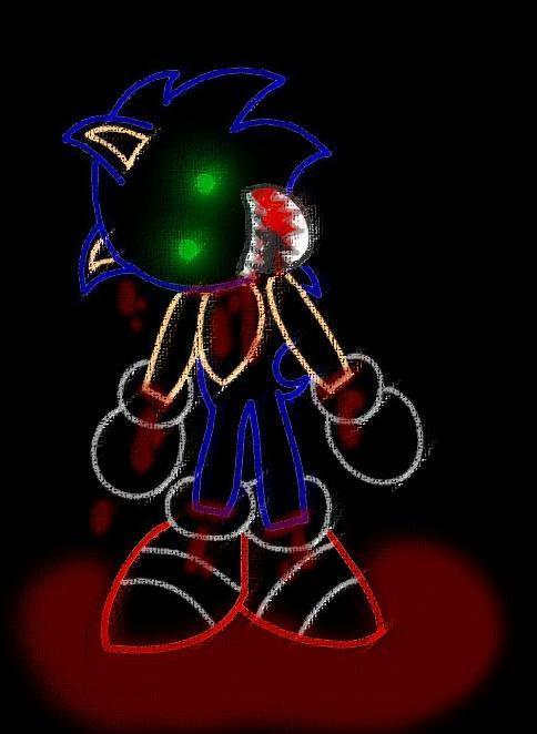 Evil Sonic Dolly by Sonicluva