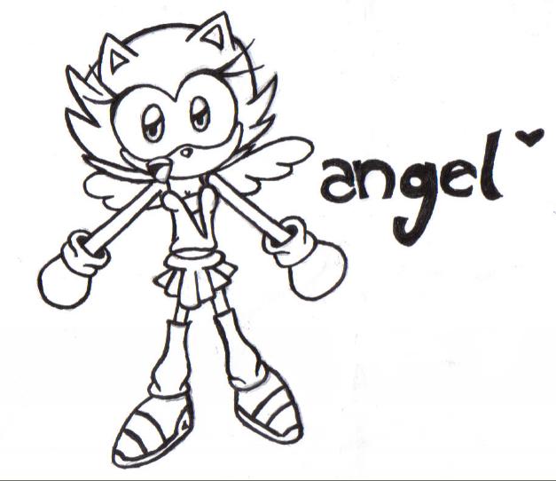 Quick Chibi Angel Pic :) by Sonicluva