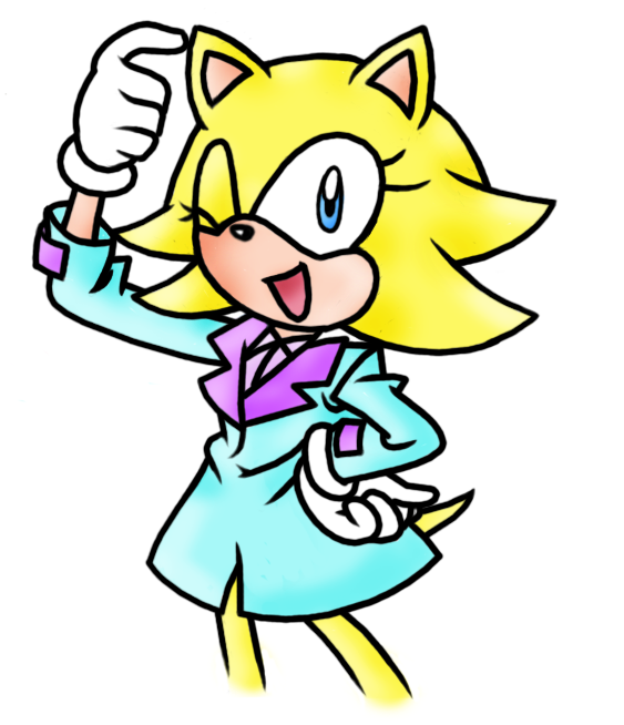 Angel The Hedgehog: New Outfit by Sonicluva