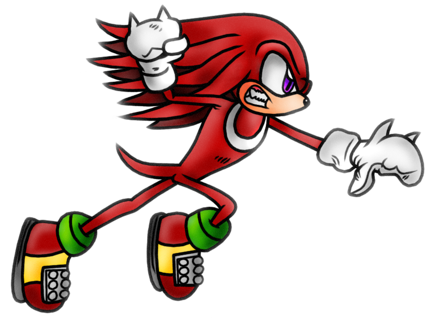 Knuckles for Matt (Color) by Sonicluva