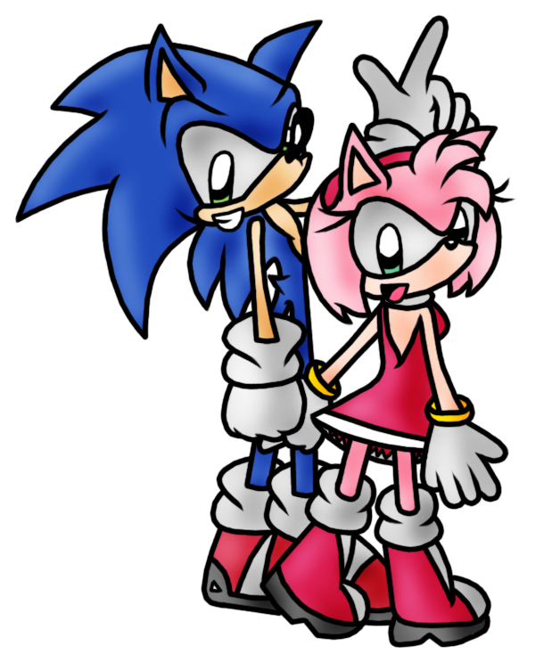 Sonamy: Holding hands by Sonicluva