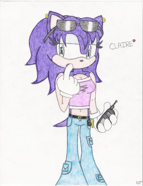Claire the Hedgehog by SonicsGirl93