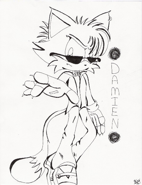 Damien the Cat by SonicsGirl93