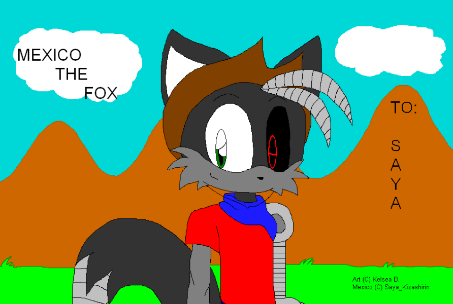 Mexico the Fox (Gift for Saya) by SonicsGirl93