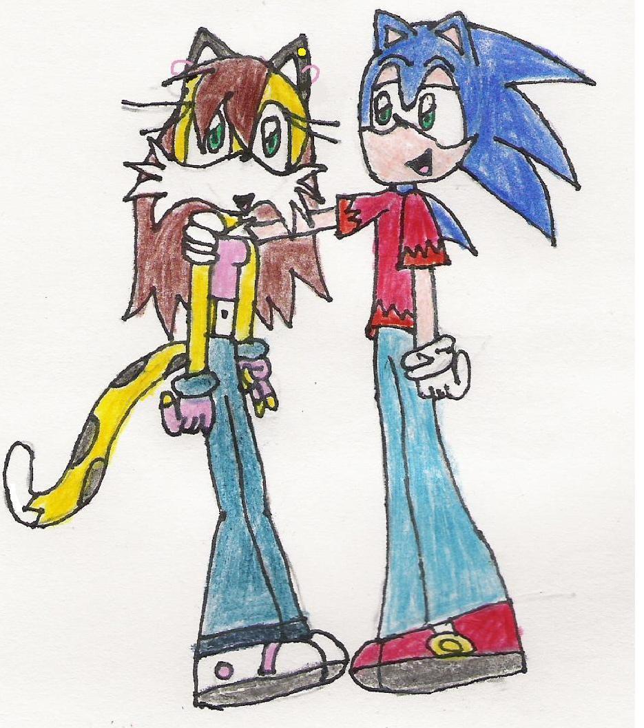 Me and Sonic by Sonicsgirl357